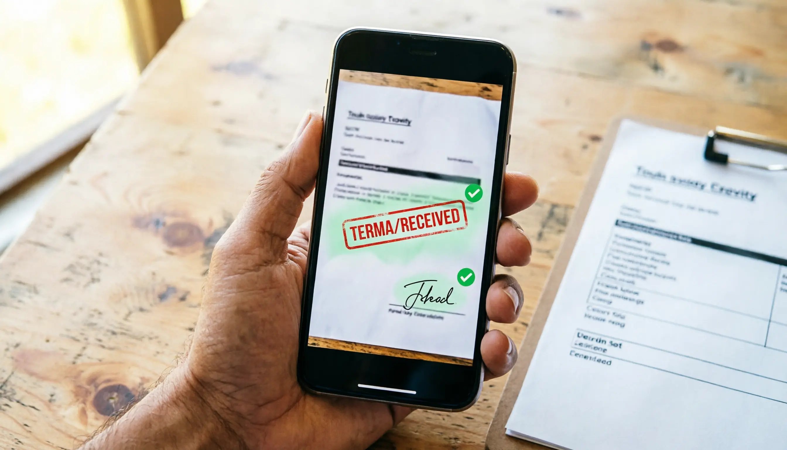 AI-powered proof-of-delivery validation on mobile